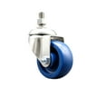 thumbnail image 1 of 3.5 Inch 316SS Solid Polyurethane Wheel Swivel ½ Inch Threaded Stem Caster SCC, 1 of 2