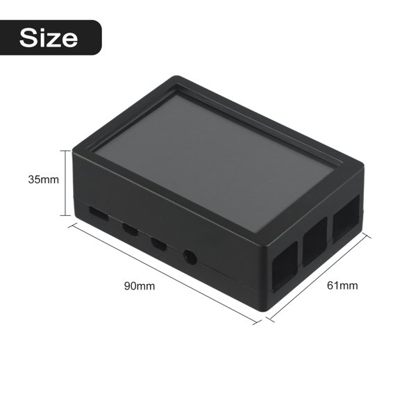 3.5 Inch 480x320 TFT LCD Display Monitor with Case and Resistive Touch, for RASPBERRY Pi 4B/3B+/3B/2B/B+/A+, Support for RASPBIAN Ubuntu Kali for LINUX