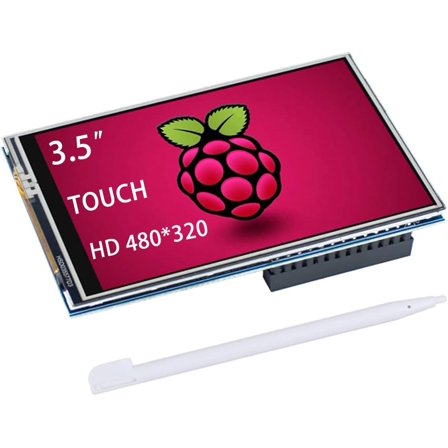 3.5 Inch 480x320 Touch Screen TFT LCD SPI Display Panel for Raspberry Pi 5, Pi4B, 3B+, 3B, A+, A, B+, B