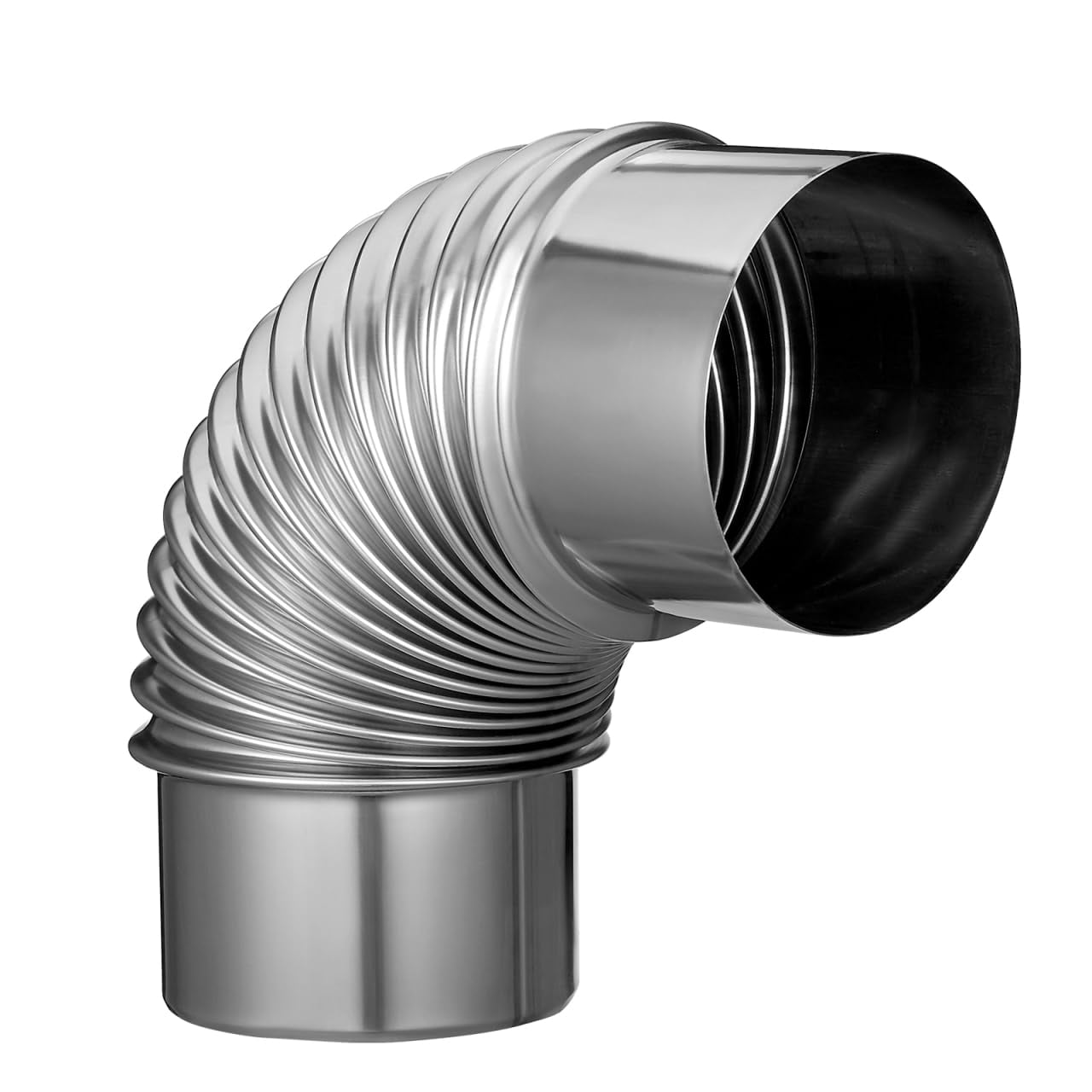 3.5 Inch 90 Degree Stainless Steel Stove Pipe Elbow for Chimney ...