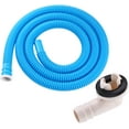 thumbnail image 1 of 3\\/5 Inch AC Drain Hose Connector Elbow Fitting with Rubber Ring for Mini-Split Units and Window AC Unit and Air Conditioner Drain Hose with 5.2 Feet Long, 1 of 5