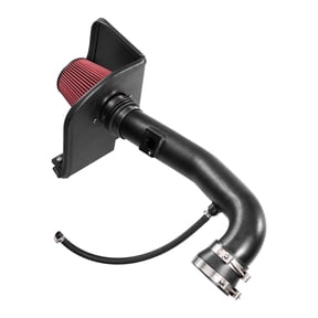 3.5 Inch Cold Air Intake System with Heat Shield High Flow Filter Kit Compatible with 2009-2013 Chevy Silverado GMC Sierra 1500 4.8L 5.3L 6.2L Pickup Trucks Performance Air Intake Kit
