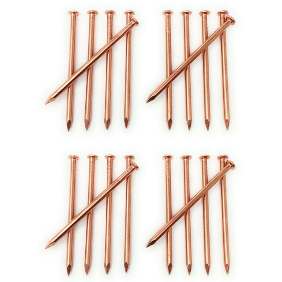 3.5 Inch Copper Nails - Pack of 20 Solid Copper Nail Spikes