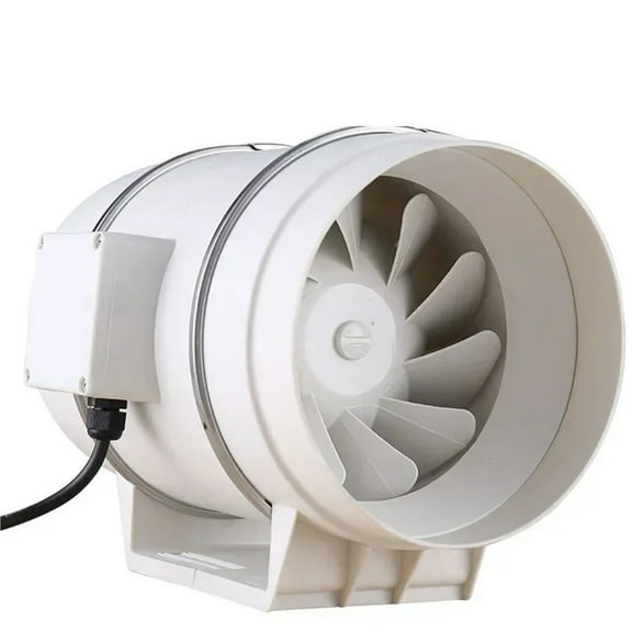 3/5 Inch Exhaust Fan Home Silent Inline Pipe Duct Fan Bathroom Extractor Ventilation Kitchen Toilet Wall Air Ventilator ,Easy to Install