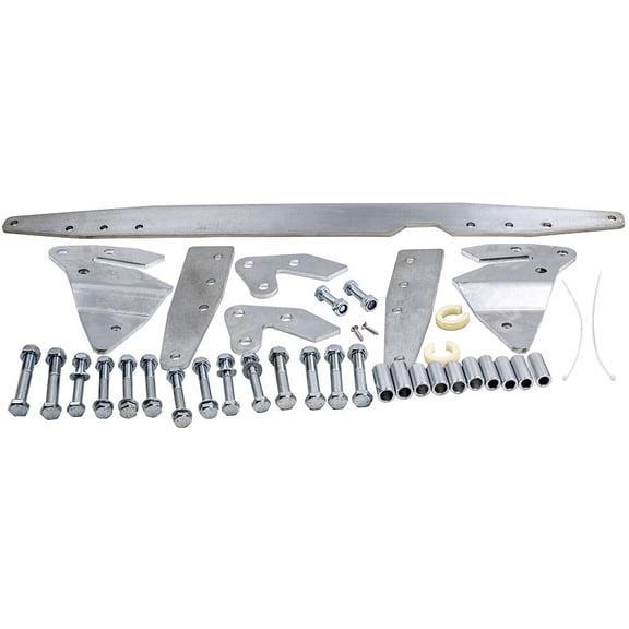 3.5 Inch Full Suspension Lift Kit for Yamaha Wolverine and R-Spec 2016-2017, Steel Front & Rear Lift Kit, Silver Powder Coated, SKU 17332243, All-Terrain Vehicle Off-Road Upgrade