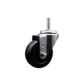 thumbnail image 1 of 3.5 Inch Soft Rubber Wheel Swivel 3/4 Inch Threaded Stem Caster Service Caster, 1 of 2