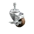 thumbnail image 1 of 3.5 Inch High Temp Glass Filled Nylon 10mm Threaded Stem Caster with Brake SCC, 1 of 2