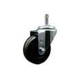 thumbnail image 1 of 3.5 Inch Phenolic Wheel Swivel 7/16 Inch Grip Ring Stem Caster Service Caster, 1 of 2