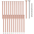 3.5 Inch Pure Copper Nails Bulk Stump Removal Spikes Hardware Nails for