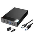 thumbnail image 1 of 3.5 Inch to USB 3.0 HDD Case - External Hard Drive Enclosure, Data Transfer,HDD Box for PC and Laptop US PLUG, 1 of 4