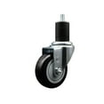 thumbnail image 1 of 3.5 Inch Black Poly Wheel Swivel 1-3/4 Inch Expanding Stem Caster SCC, 1 of 2