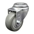 thumbnail image 1 of 3.5 Inch SS Gray Polyurethane Wheel Swivel Bolt Hole Caster Service Caster, 1 of 2