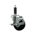 thumbnail image 1 of 3.5 Inch SS Phenolic Wheel Swivel 1 Inch Expanding Stem Caster SCC, 1 of 2