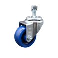 thumbnail image 1 of 3.5 Inch SS Solid Polyurethane Wheel Swivel ½ Inch Threaded Stem Caster SCC, 1 of 2
