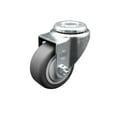 thumbnail image 1 of 3.5 Inch SS Thermoplastic Rubber Wheel Swivel Bolt Hole Caster Service Caster, 1 of 2