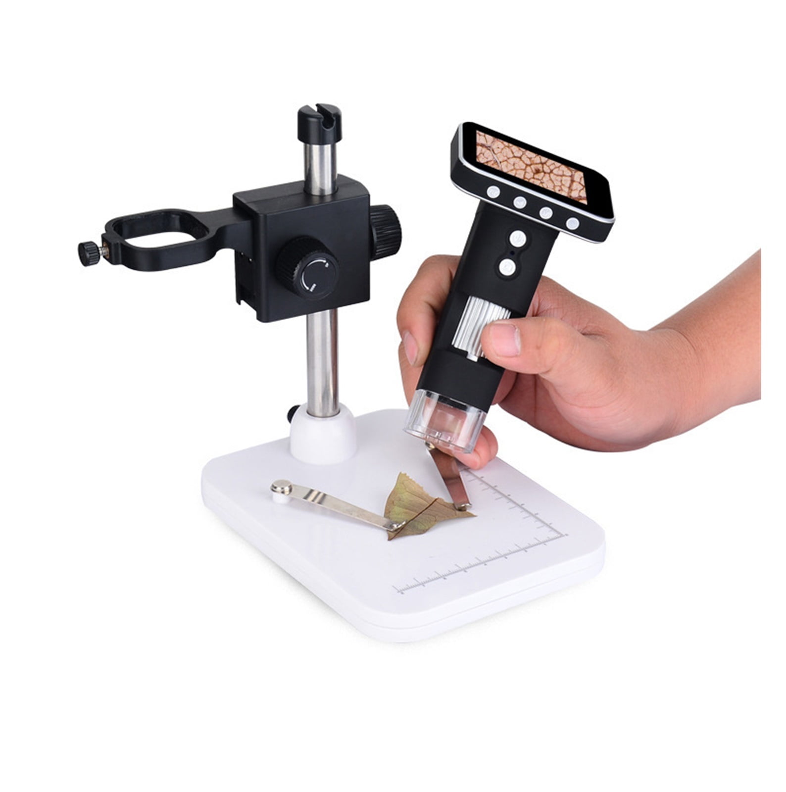 3.5-Inch Screen 200W HD Digital Microscope, Handheld Portable, Kids ...