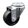 thumbnail image 1 of 3.5 Inch Soft Rubber Wheel Swivel Bolt Hole Caster Service Caster Brand, 1 of 2