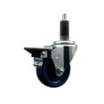 thumbnail image 1 of 3.5 Inch Solid Poly Swivel 1-1/8 Inch Expanding Stem Caster with Brake SCC, 1 of 2