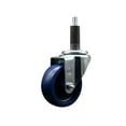 thumbnail image 1 of 3.5 Inch Solid Poly Wheel Swivel 1 Inch Expanding Stem Caster SCC, 1 of 2