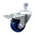 thumbnail image 1 of 3.5 Inch Solid Polyurethane Swivel ½ Inch Stem Caster with Total Lock Brake SCC, 1 of 2
