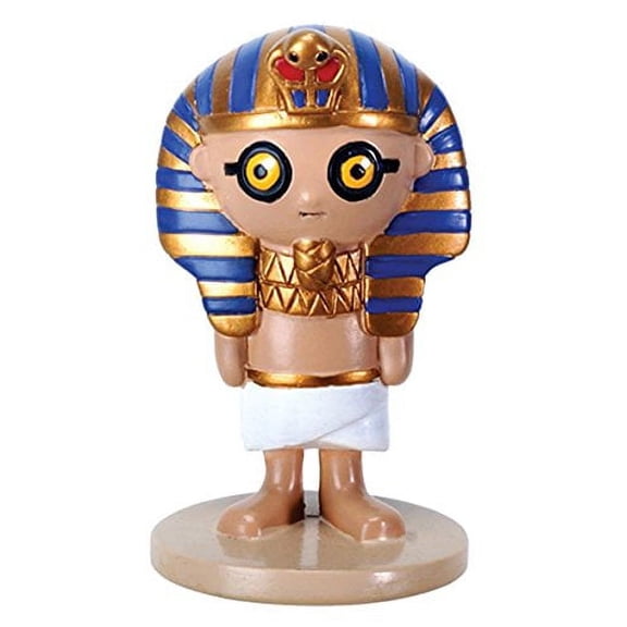 3.5 Inch Standing Weegyptians - Egyptian King Tut Figurine Display