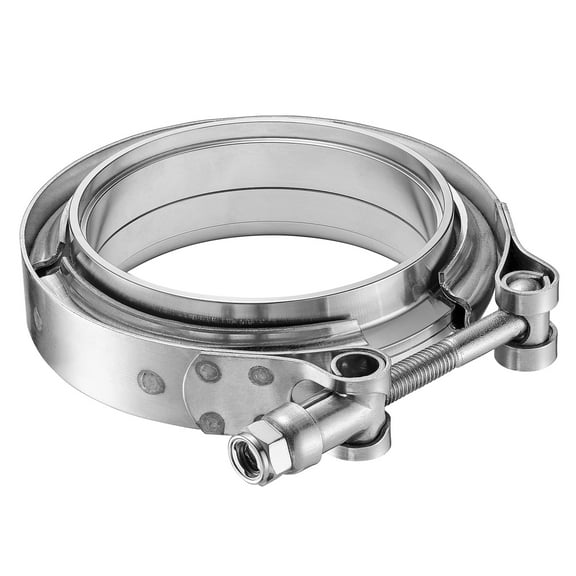 3.5 Inch V Band Clamp with Flange Male Female Universal 304 Stainless Steel for car 1PC