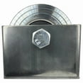 thumbnail image 1 of 3.5 Inch V-Groove Gate Wheel Solid Steel Chrome with Weldable Box, 1 of 4