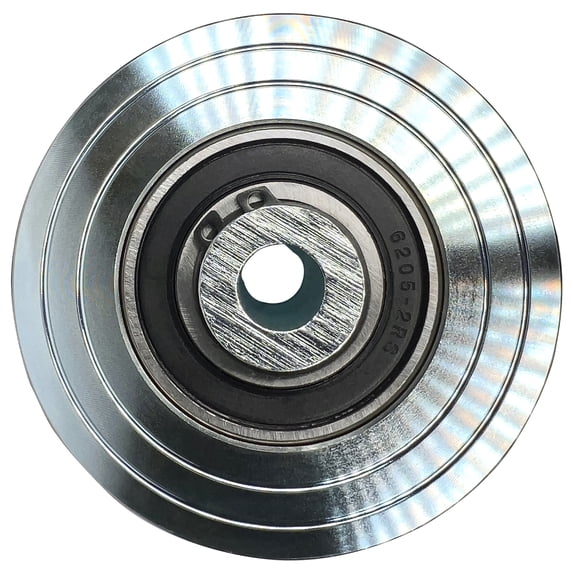3.5 Inch V-Groove Gate Wheel Solid Steel V Track Caster Chrome