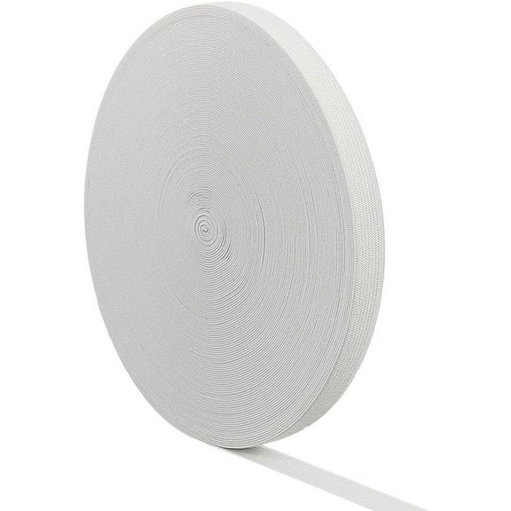 3/5 Inchx33 Yards White Elastic Flat Stretch Elastic for DIY Sewing Project Waist Band Making Gray