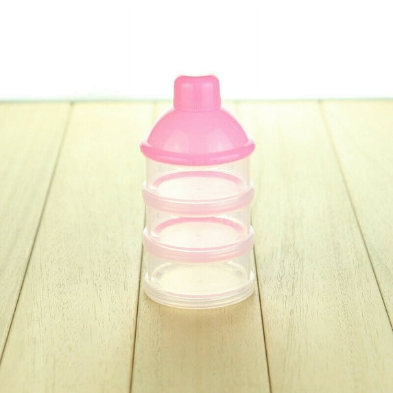 3-5 Layers Baby Milk Powder Formula Dispenser Stackable Storage Container Box