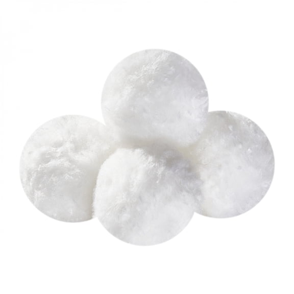 3.5 Lbs Reusable Pool Filter Balls for Sand Filter Pump White Polyester Filter Media for Swimming Pool Filtration System
