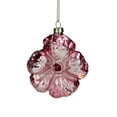 thumbnail image 1 of Northlight 3.5" Light Pink Glass Flower Christmas Ornament, 1 of 3