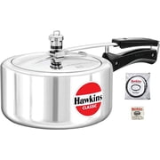 3.5 Litre Hawkins Classic Aluminium Pressure Cooker - Bundle with LSL Cookbook