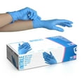 thumbnail image 1 of 3.5 Mil Blue Nitrile Gloves, Medical Grade, 3.5 Mil, Powder-Free (Blue) - 10 Pack (1000 Gloves), 1 of 1