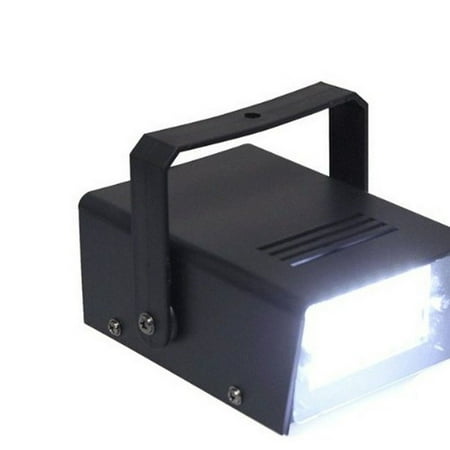 3.5" Mini Disco 24 LED White Flashing Strobe Light