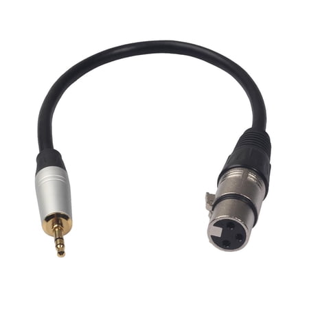 3.5 Mm (1/8 Inch) Male to XLR Female Adapter Cable Cable, 0.3 M /