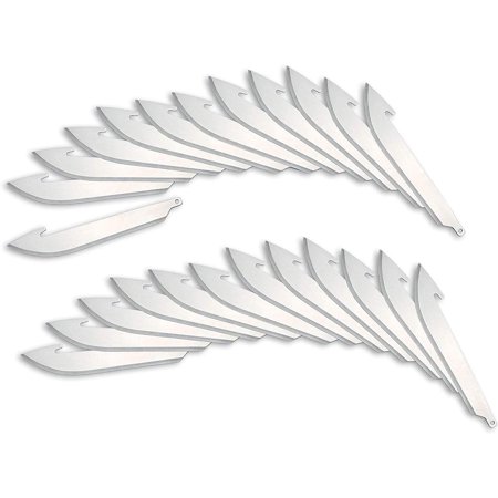 3.5" RazorSafe Replacement Sharp-Point Knife Blades, 24 Piece Value Pack