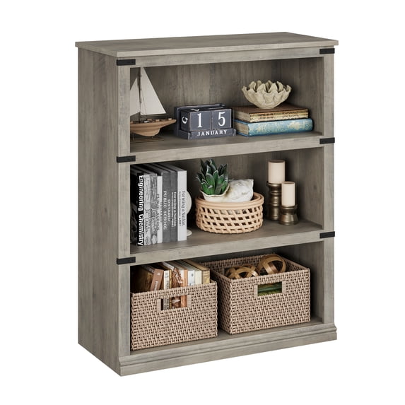 3/5 Tier Bookcase, Farmhouse Book Shelf with Storage Open Display Bookshelves, 71" Tall Book Case Wooden 3/5 Shelf Bookcase Home Decor Furniture for Home Office, Living Room, Bed Room