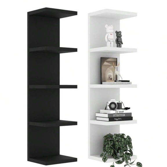 3/5-Tier Wall Shelf - Multi-Functional Display Organizer For Anime Figures, Plants, Makeup & Books  Space-Saving Floating Shelf For Home & Office