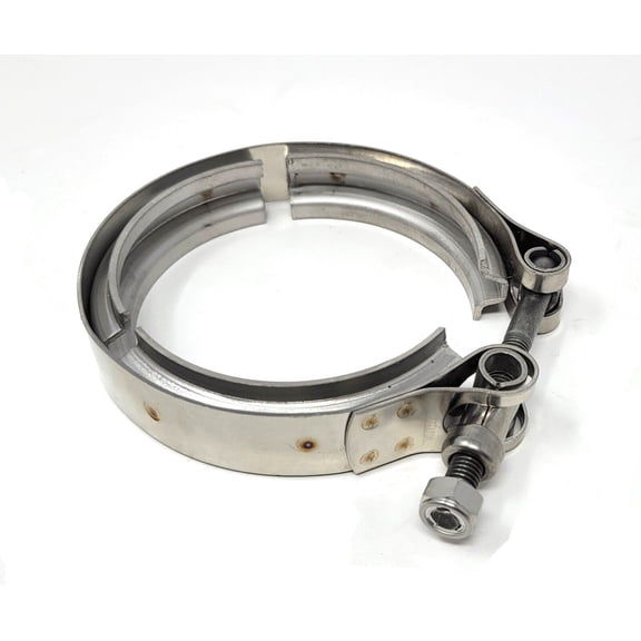 3.5" V-Band Clamp Stainless Steel flange self locking nut VBand Exhaust Turbo