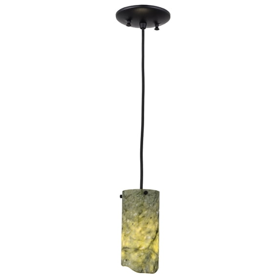 3.5"W Cilindro Jadestone Mini Pendant