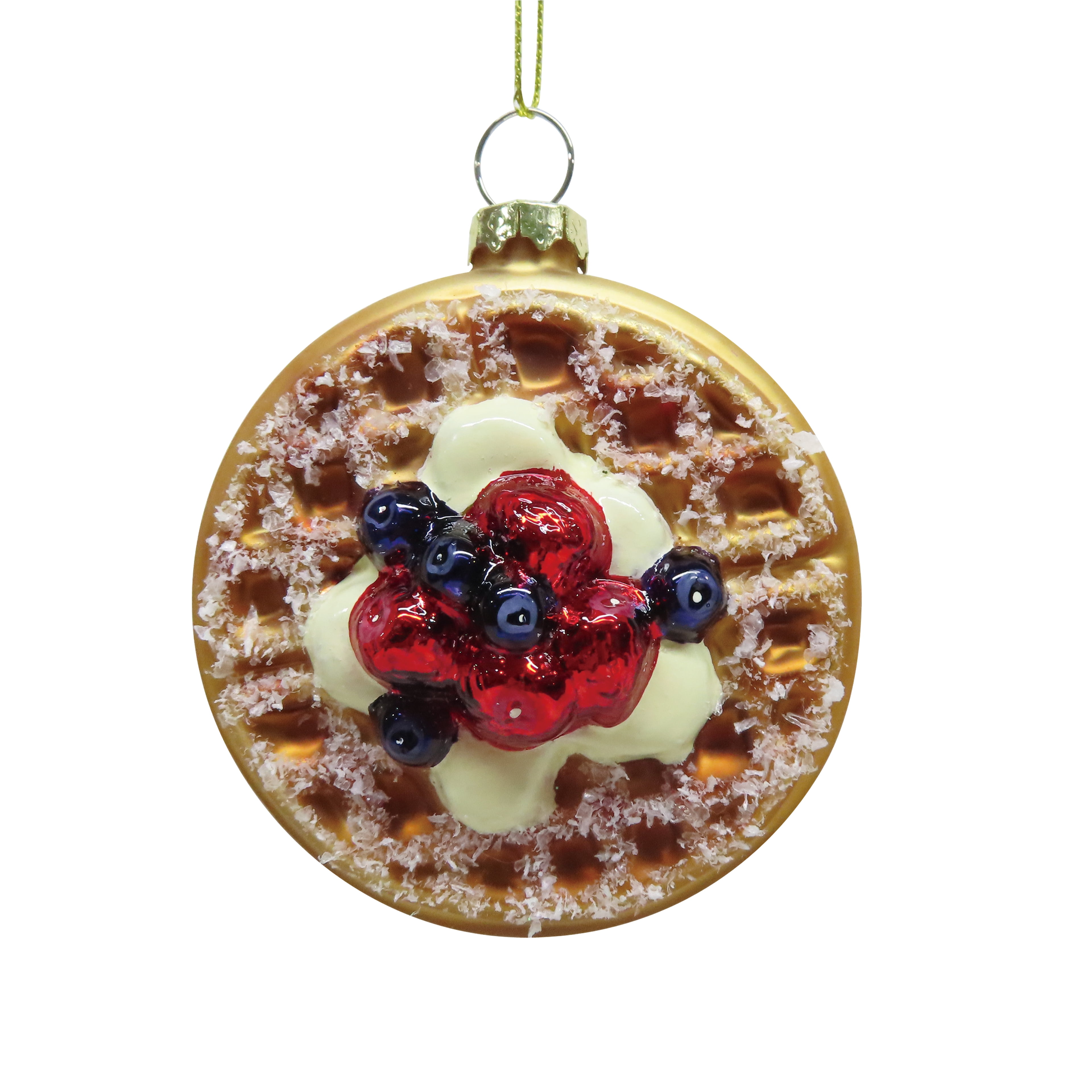 3.5" Waffles & Fruit Glass Ornament by Ashland - Christmas and Holiday Home Decor