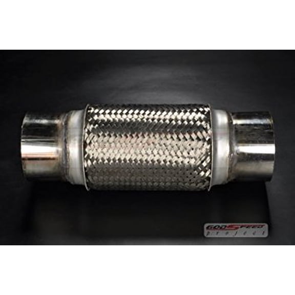 3.5" X 8" X 12" Mild Steel Exhaust Flex Pipe