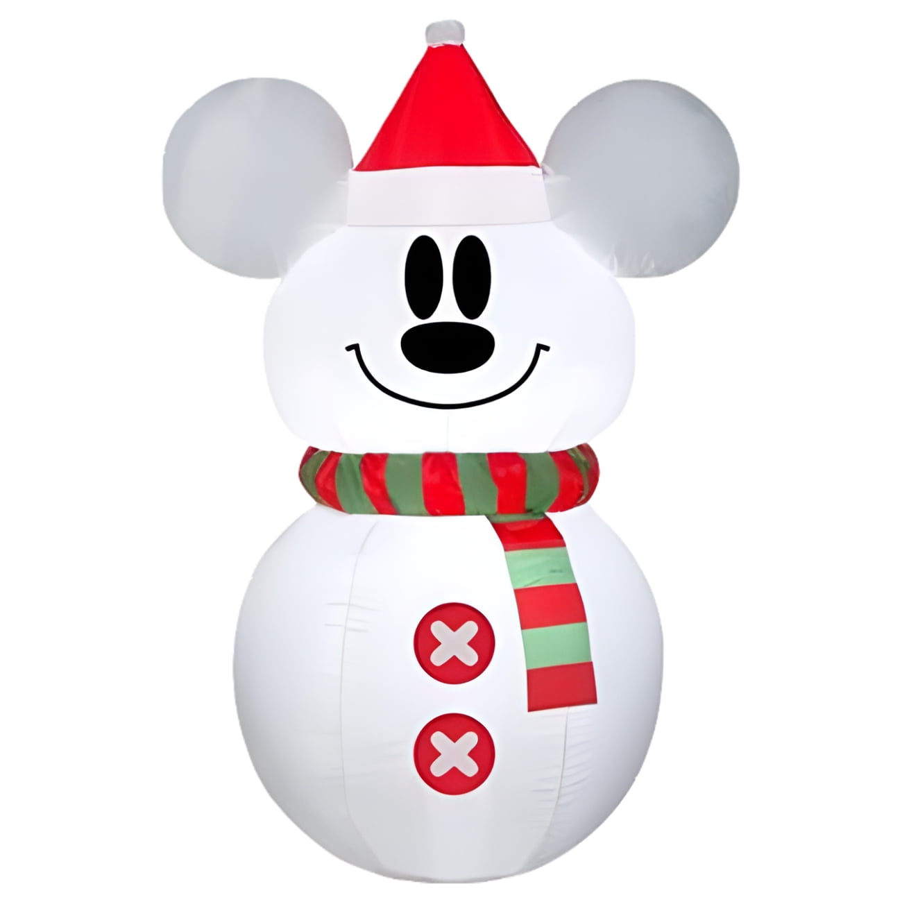 3.5 ft. Airblown Inflatable Mickey Mouse Snowman, White
