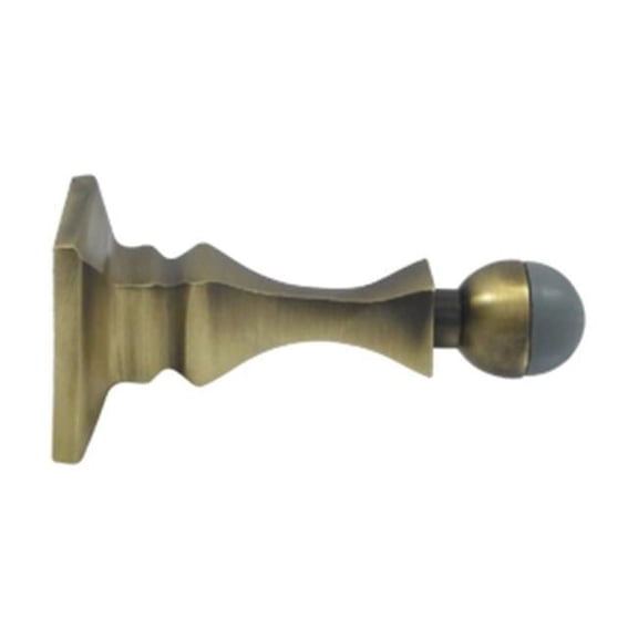 3.5 in. Baseboard Door Bumper, Antique