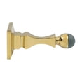 thumbnail image 1 of 3.5 in. Baseboard Door Bumper Solid Brass, 1 of 1