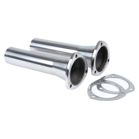 3.5 in. Inlet to 2.5 in. OD Outlet Collector Reducer 3-Bolt Flange 12 in. Stainless - Polished