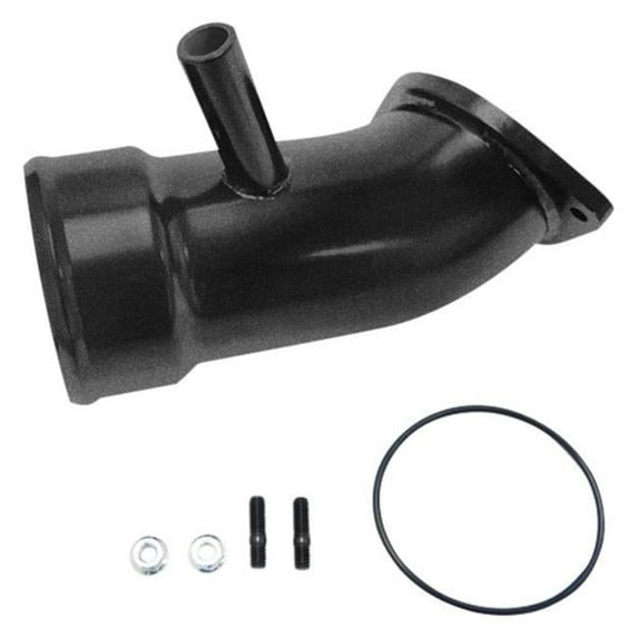 3.5 in. Intake Horn with PCV Port for 2017-2019 Chevrolet 6.6L L5P Duramax - Wcfab Grey