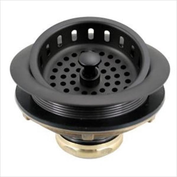 3.5 in. Post Basket Strainer in Oil Rubbed Bronze