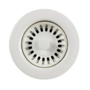 3.5 in. Sink Strainer- Plastic - White